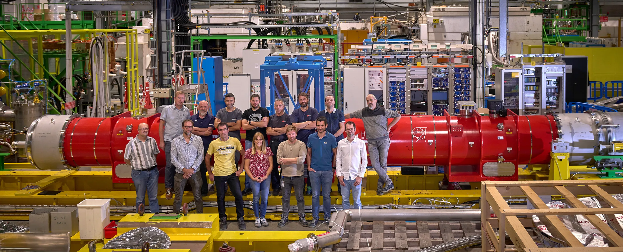 team photo in SM18