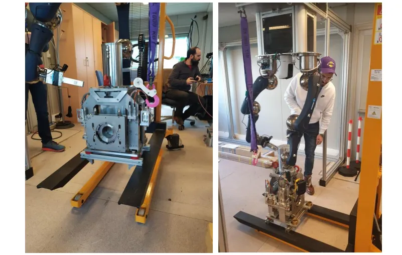 First Tests of Full Remote Handling for VAX Modules