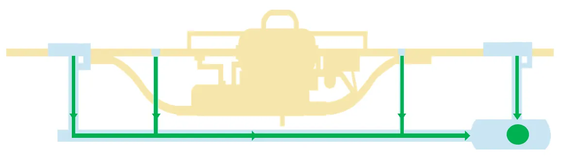 Fig 2: Standard exit paths from the new HL-LHC underground areas at Point 5
