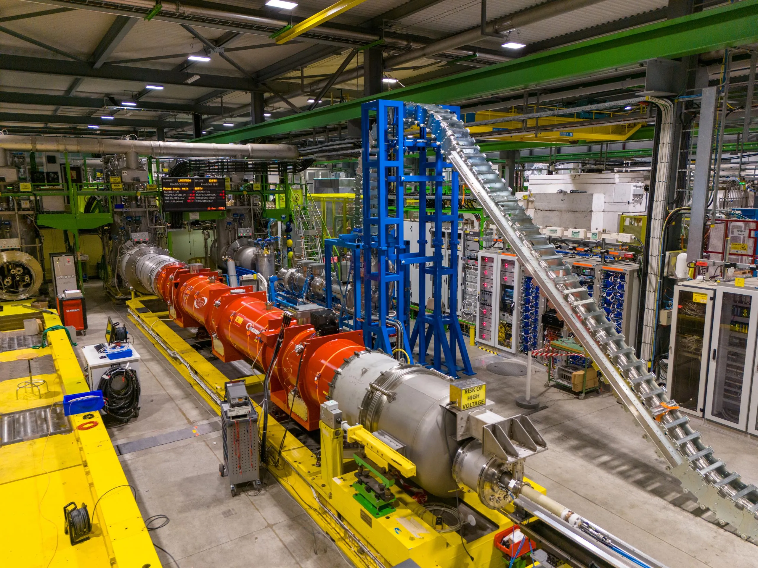 Mid-term planning for testing of components in SM18